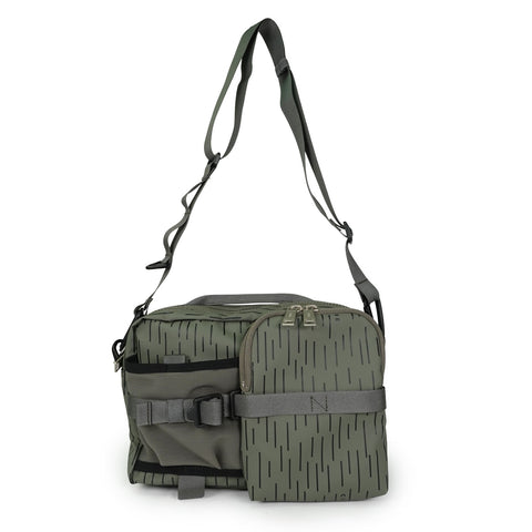 CIE - GRID3 BOTTLE SHOULDER BAG (M) LIMITED EDITION - RAIN CAMO -