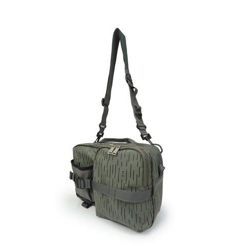 CIE - GRID3 BOTTLE SHOULDER BAG (L) LIMITED EDITION - RAIN CAMO -