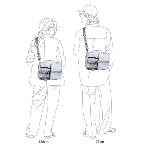 CIE - GRID3 BOTTLE SHOULDER BAG (L)