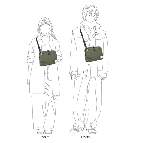 CIE - WEATHER SHOULDER for TOYOOKA KABAN collaboration