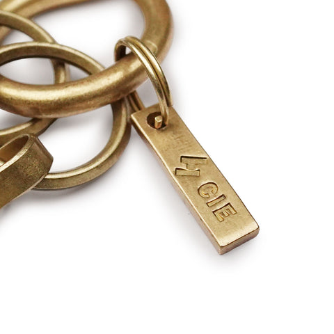 CIE - BRASS KEY FOB - TWINS TYPE