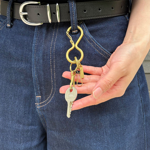 CIE - BRASS KEY FOB - TWINS TYPE