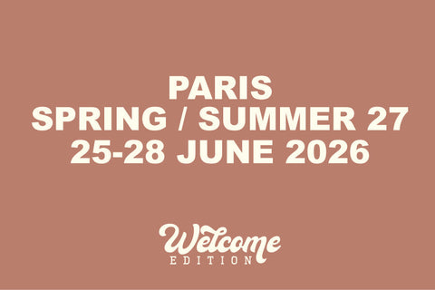 Welcome Edition Paris S/S 27 出展のお知らせ