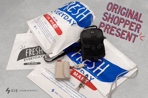 [ NEWS ] CIE ORIGINAL SHOPPER PRESENT！