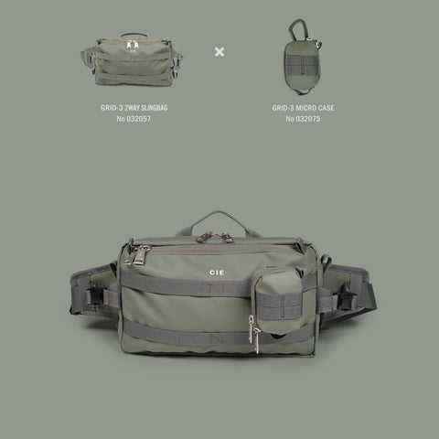 CIE - GRID3  2WAY SLING BAG