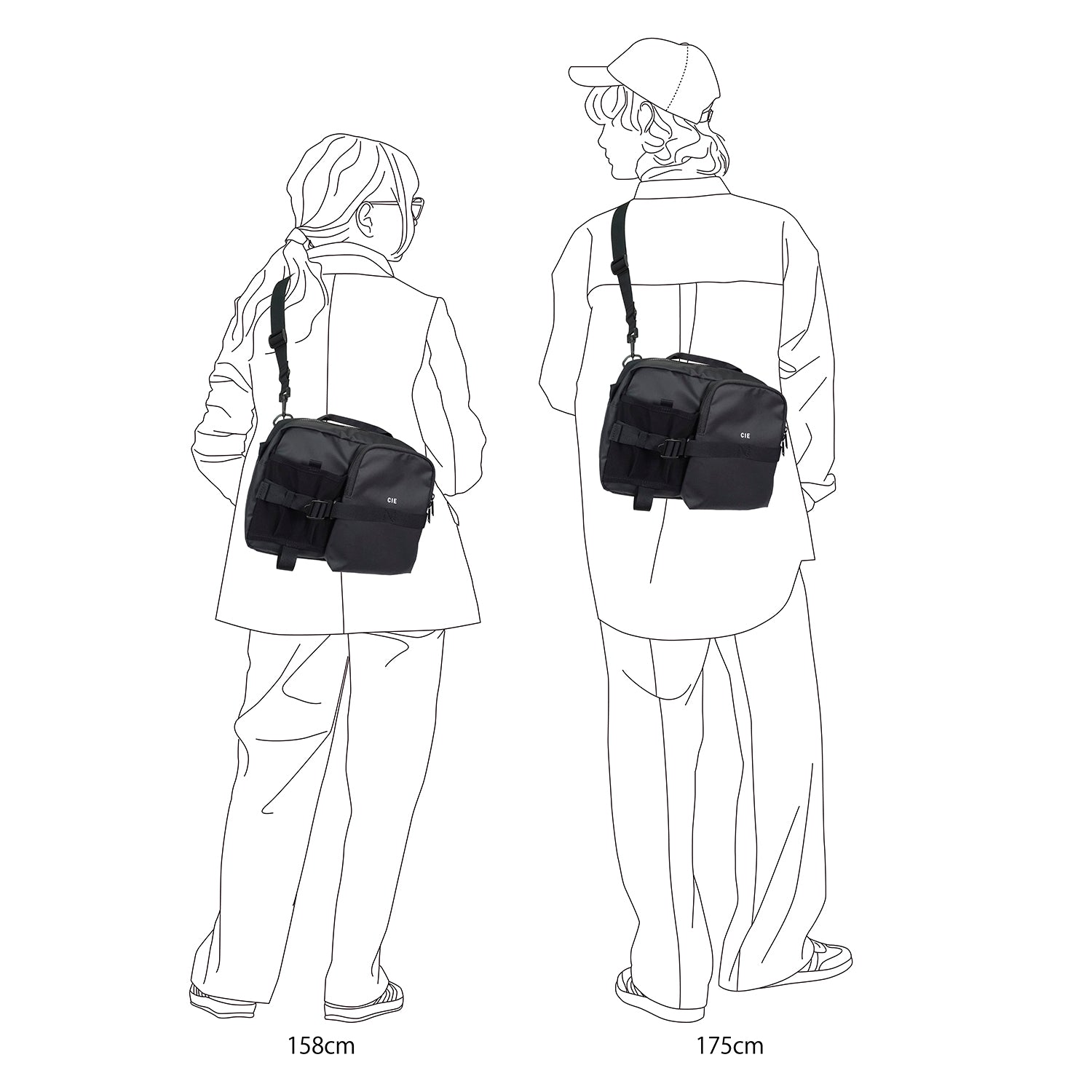 m*i様 CIE GRID3 BOTTLE SHOULDER BAG (L) CIE - GRID3 BOTTLE SHOULDER BAG (L)