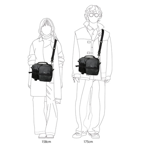 CIE - GRID0 BOTTLE SHOULDER BAG (L)