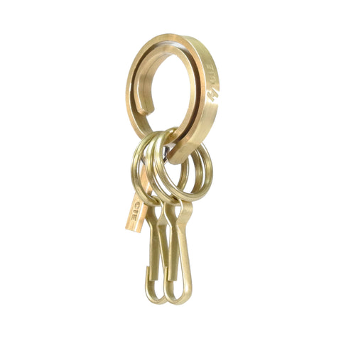 CIE - BRASS KEY FOB - CIRCLE TYPE -