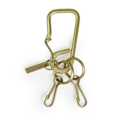CIE - BRASS KEY FOB - CARABINER TYPE