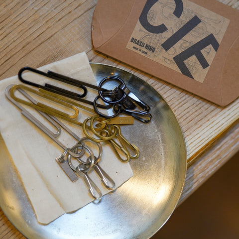 CIE - BRASS KEY FOB - SLIM CLIP TYPE