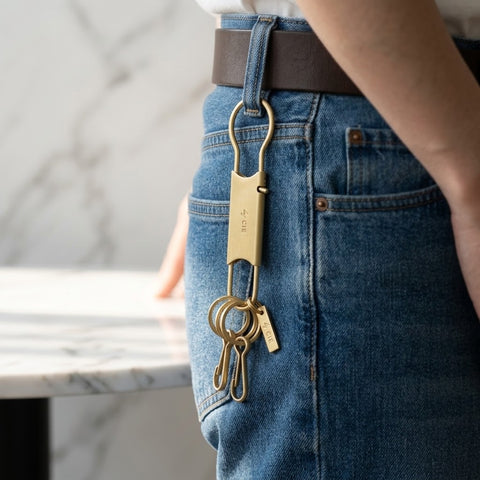 CIE - BRASS KEY FOB - PIN TYPE