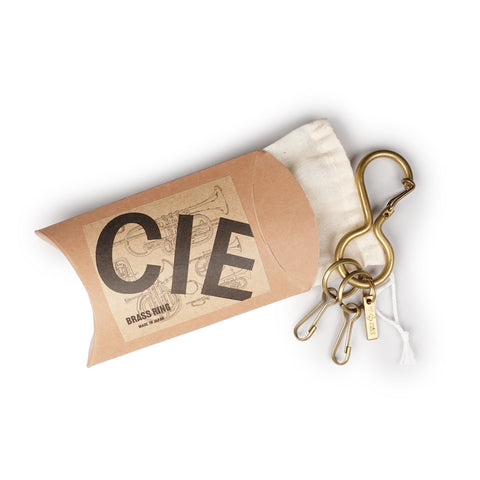 CIE - BRASS KEY FOB - TWINS TYPE