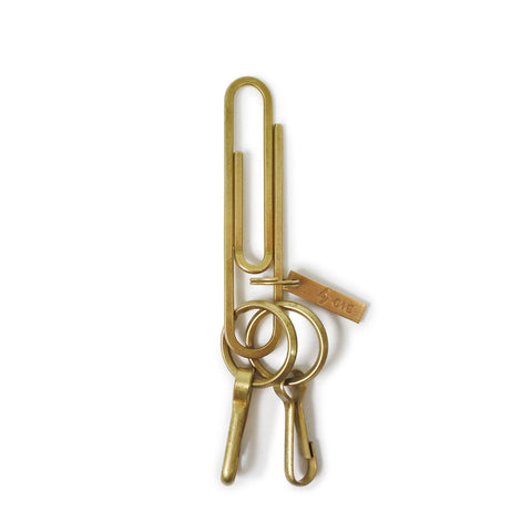 CIE - BRASS KEY FOB - SLIM CLIP TYPE