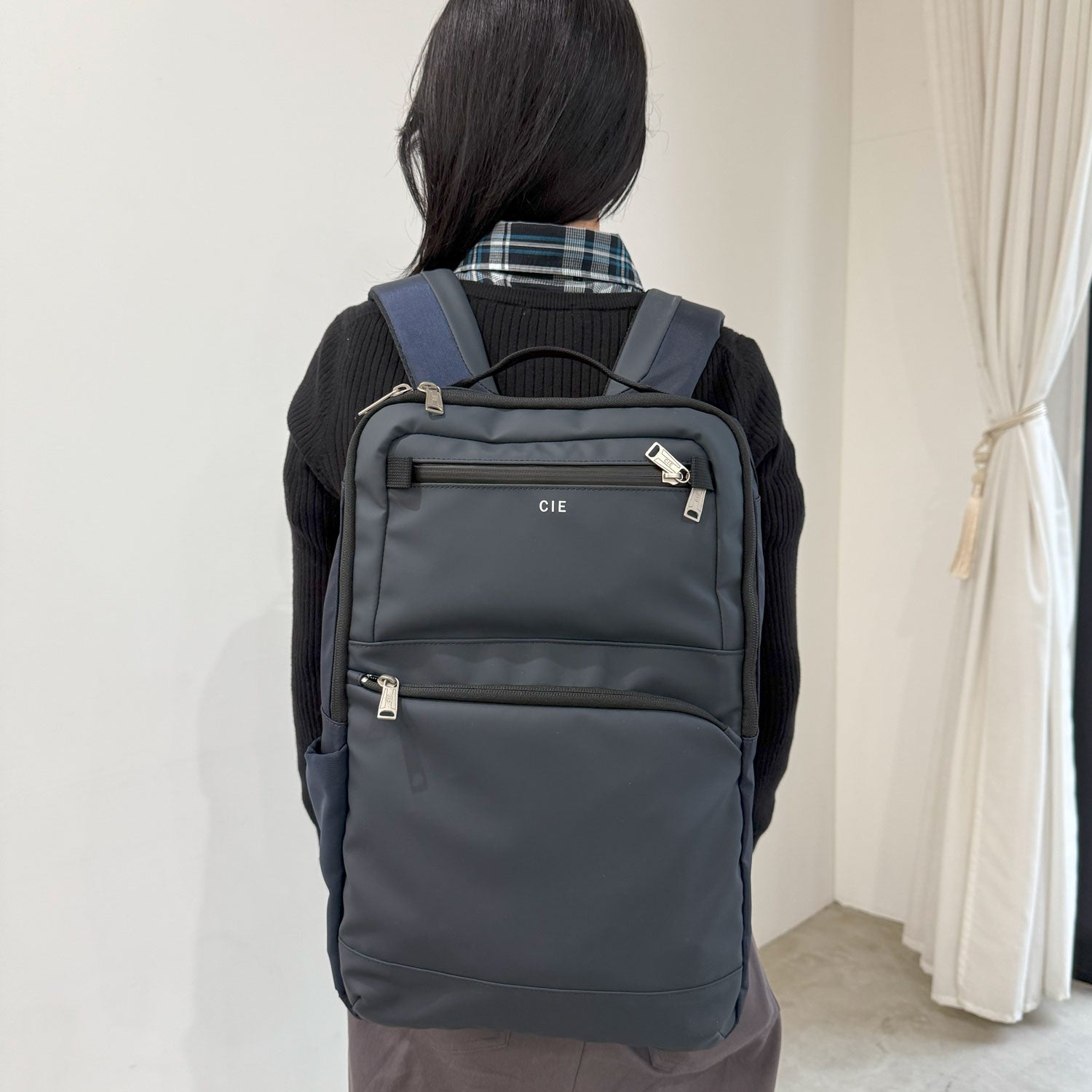 WEB限定】Jacquard Works TWINS bag L（柄）ポケット付 yellow